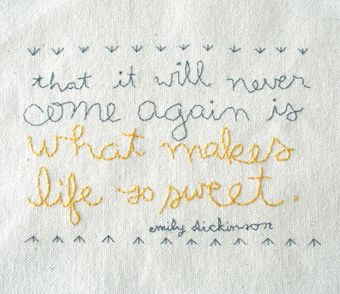 Alli Coate Emily Dickinson Embroidered Words Alli Coate Emily Dickinson Embroidered Words