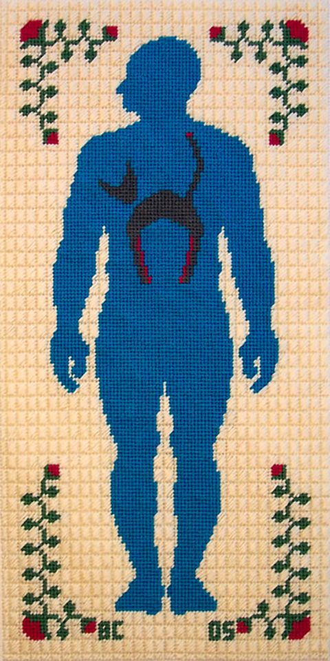 Ben Conrad Catperson Embroidery Ben Conrad catperson embroidery