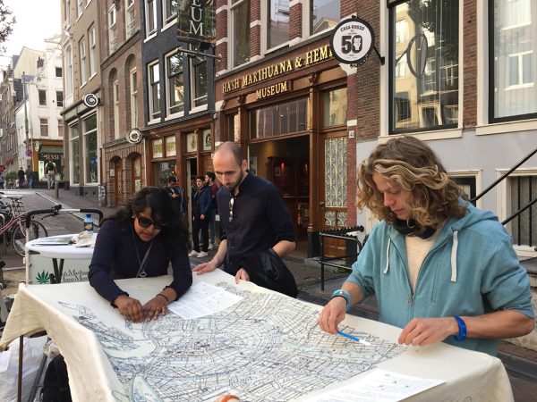 Liz Kueneke | Needlexchange Liz Kueneke - The Hemp Map of Amsterdam