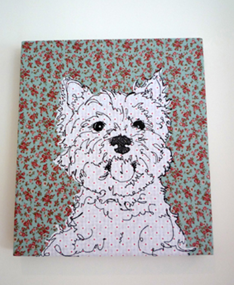 Angharad Jefferson Scottie Dog Embroidery Angharad Jefferson Scottie Dog Embroidery