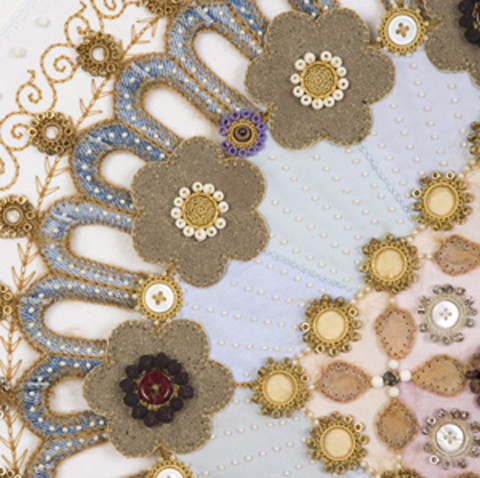 Donna Sharrett - For A Dancer Detail The Cutting (& Stitching) Edge - Reflections Pt. 2