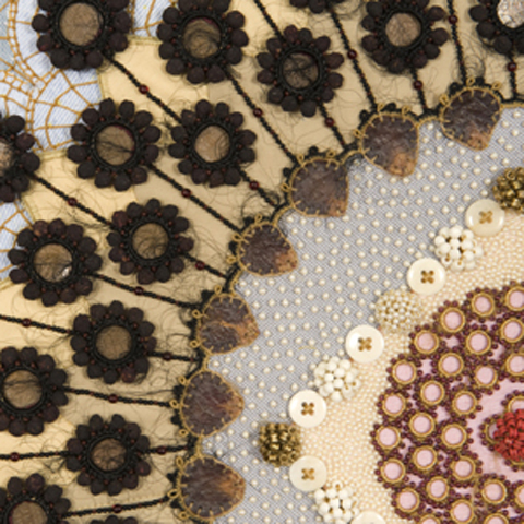 Donna Sharrett - Long Black Veil Detail Donna Sharrett - Making Mandalas