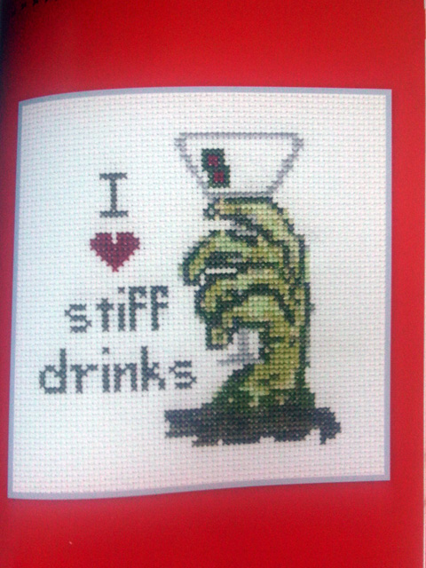 Zombie Cross Stitch By Erika Kern &Amp; Kristy Kizzee Zombie Cross Stitch has arisen!