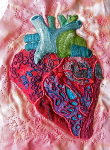 Samantha Fahey | Mixed Media Samantha Fahey - Hearts Are Complicated