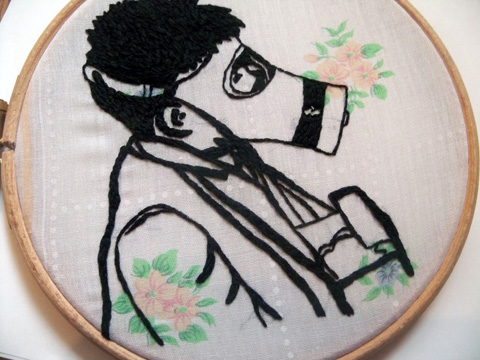 Emma Seymour - Gas Mask The Cutting (& Stitching) Edge - Emma Seymour