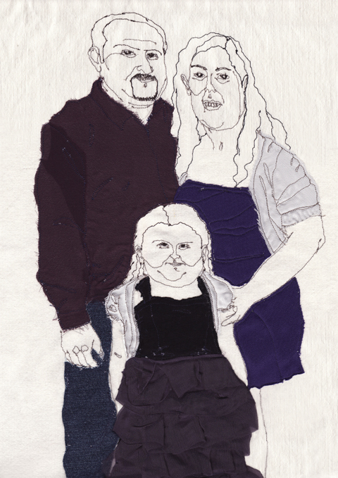 Tugba Kop - Family Portrait 2 The Cutting (& Stitching) Edge - Tugba Kop