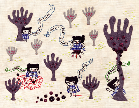 Push: Stitchery - The Best Textile Art Book! Aya Kakeda - Story of My Little Babies