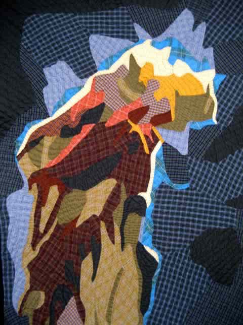 Push: Stitchery - The Best Textile Art Book! Jimmy McBride - Quilt Pillars of Creation