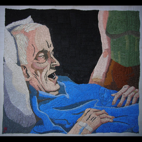 William Schaff - Cancer Hand Embroidery William Schaff - Cancer hand embroidery