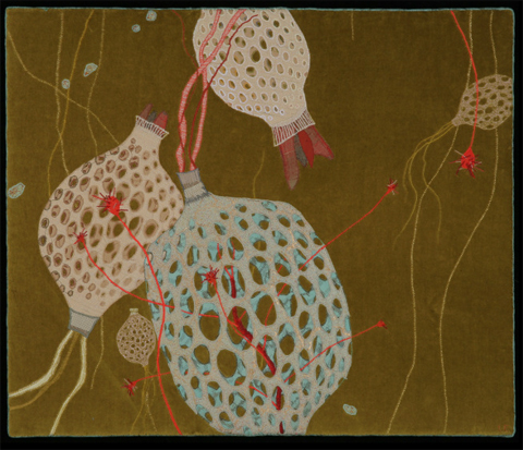 Leah Evans Symbiosis Hand Embroidery Leah Evans Symbiosis hand embroidery