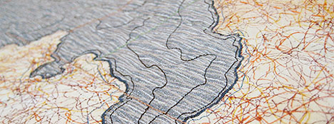Leah Evans Textile Maps Leah Evans Textile Maps