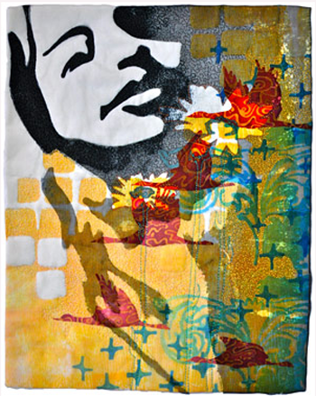 Quilted art from Melanie Testa