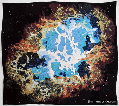 What Is An Art Quilt? Jimmy McBride - The Crab Nebula