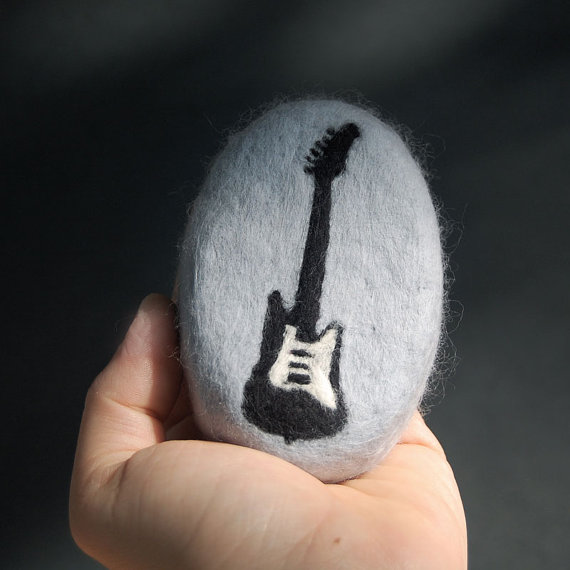 SoFino's Needle Felted Guitar Soap