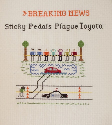 Emily Roose - Sticky Pedals Plague Toyota Cross Stitch Emily Roose - Sticky Pedals Plague Toyota cross stitch