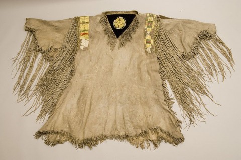 Needle Exchange: Quillwork Nez Perce shirt, 1820's