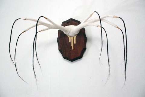 Zoe Williams - Antlers Needle Felted Art Zoe Williams - Antlers needle felted art