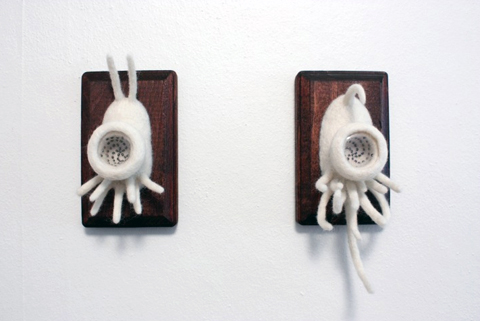 Zoe Williams - Parallax V Needle Felted Art Zoe Williams - Parallax V needle felted art