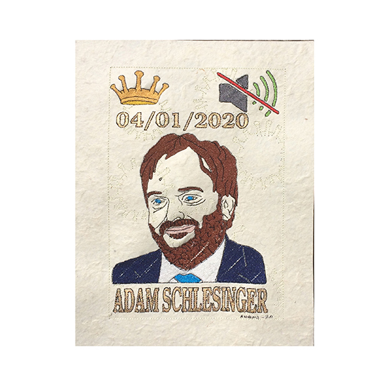 Ries Niemi'S Digitized Art | Machine Embroidery Ries Niemi - Adam Schlesinger