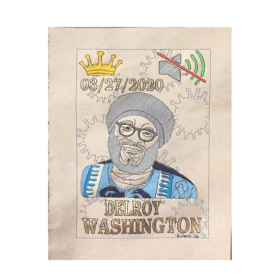 Ries Niemi'S Digitized Art | Machine Embroidery Ries Niemi - Delroy Washington