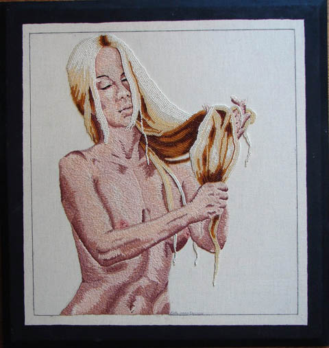 Erika Hagberg - Desiree - Hand Embroidery Erika Hagberg - Desiree - hand embroidery