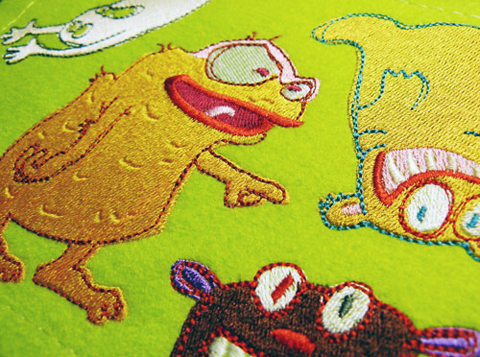 Anja Rieger - Digitized Machine Embroidery