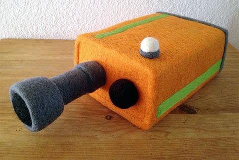 So Long, Felt Well... Moxie - Control - needle felted art