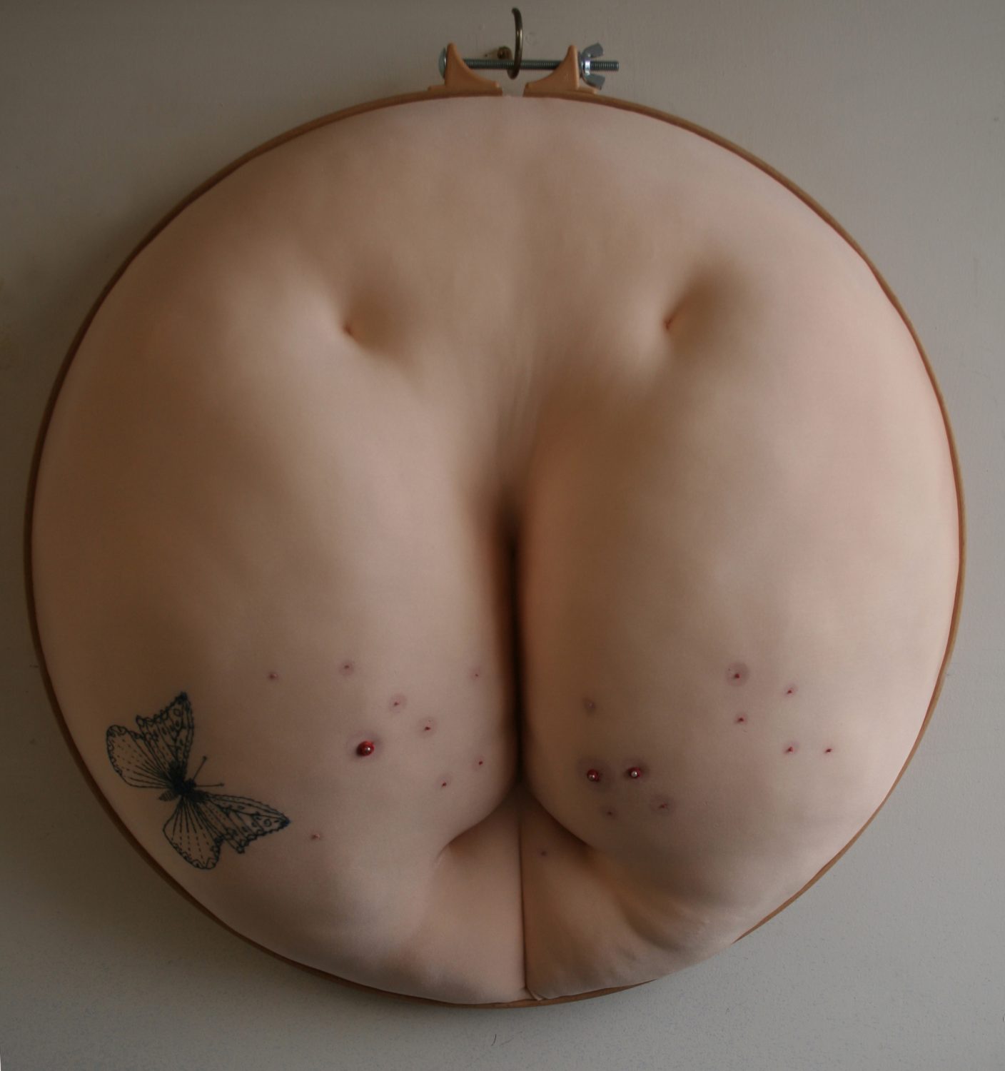 Sally Hewett | 3D Textiles Sisters under the skin 2 (Painted Lady)