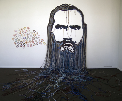 Megan Hansen-Knarhoi - Gods Among Us Megan Hansen-Knarhoi - Jesus Suits - Courtesy of PaulNache Gallery