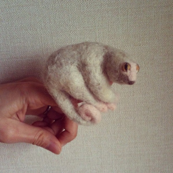 Creature Felt nosonoso needle felted Spotted Cuscus