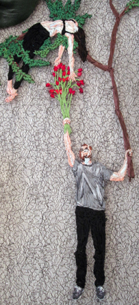 Sophia Narrett | Hand Embroidery Sometimes Its Easy (detail)