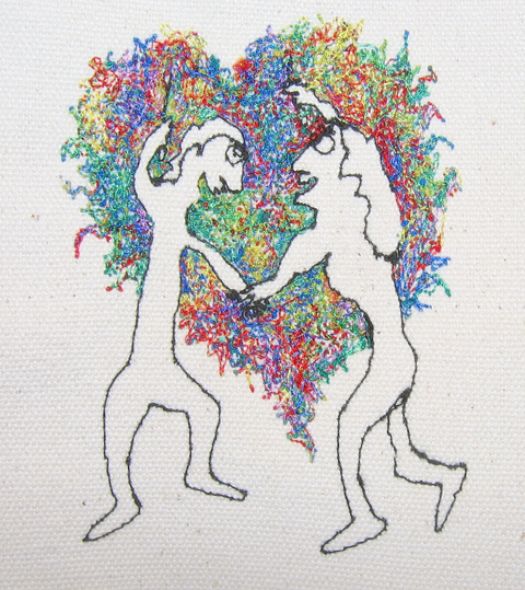 Paul Nosa | Machine Embroidery Paul Nosa - Making Art Together - machine embroidery