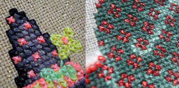 Size Does Matter - Picking The Right Cross Stitch Threads Kreinik Braids are used as a single strand for cross stitching. One strand of Fine #8 Braid equals two strands of cotton embroidery floss.