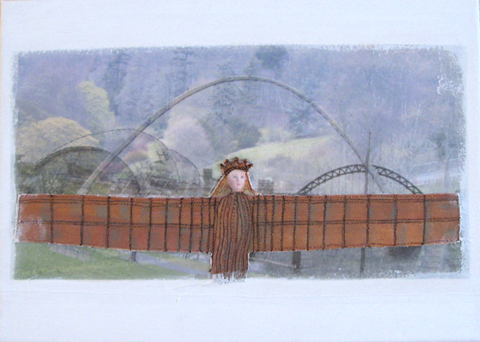Linda Calverley | Machine Embroidery Linda Calverley - Queen Of The North - Mixed Media, Layers, Applique, Embroidery