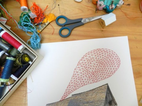 Hagar Vardimon Van Heummen | Hand Embroidery Hagar Vardimon van Heummen - In My Studio