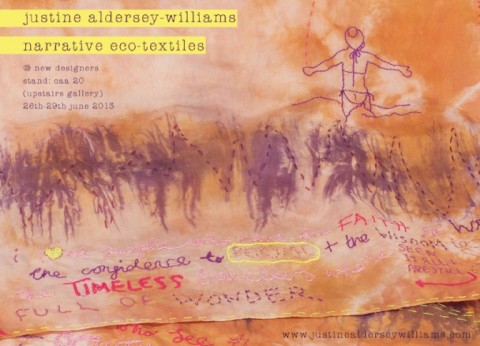 Justine Aldersey-Williams - Surface Tensioner Justine Aldersey-Williams - New Designers Flyer