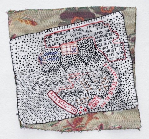 The Cutting (&Amp; Stitching) Edge - Nicole Briant Nicole Briant - King James Version - hand embroidery