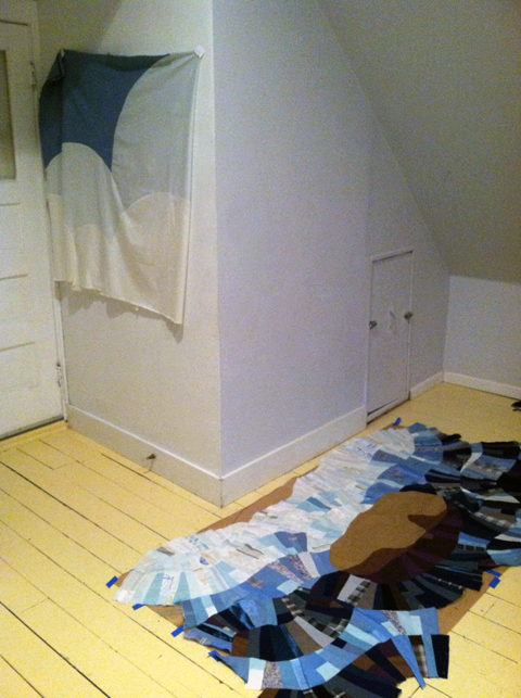 Molly Evans | Art Quilts 2-27-13 Water and sky