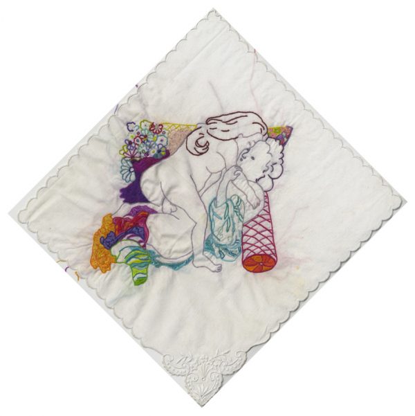 Ilona Anderson Tells Tales Of South Africa | Hand Embroidery Ilona Anderson - A South African Tea Party (detail)