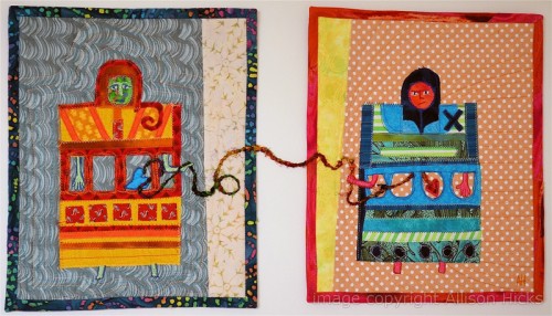 Appliqué Is Awesome - The Essential Guide | Textile Art Allison Hicks - Distance - Applique Art Quilt (2012)
