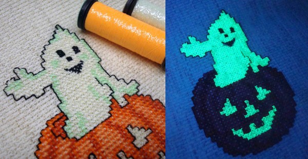 Using Threads For Special Effects You can do shading with glow-in-the-dark threads, but that may disappear somewhat when the lights go out.
