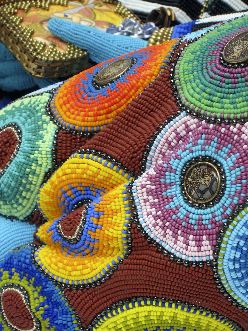Jan Huling - Pasha (Detail) - Beadwork Jan Huling - Pasha (detail) - beadwork