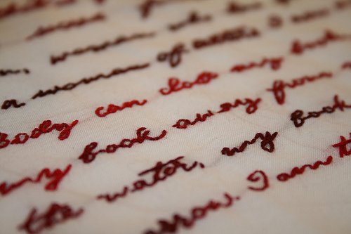 Nat Uhing | Hand Embroidery The Midnight Velada by Smallest Forest