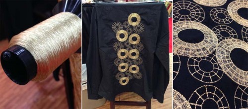 Stitches Unlimited: The Amazing Embroidery Of International Quilt Market Machine embroidered shirt