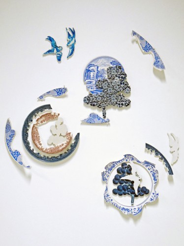 The Cutting (&Amp; Stitching) Edge - Harriet Lawton Harriet Lawton - Ceramic Collage