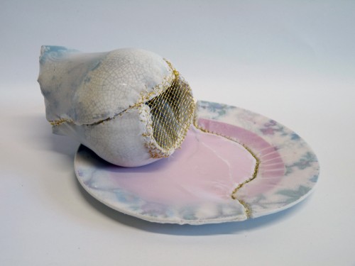 The Cutting (&Amp; Stitching) Edge - Harriet Lawton Harriet Lawton - Kintsugi Plate