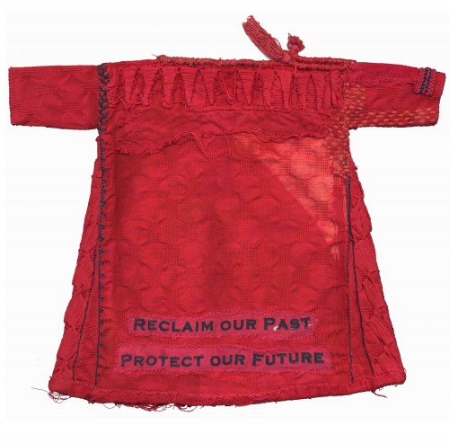 Emma Blackburn - Dead Fabrics Emma Blackburn - Red Tunic (Back)