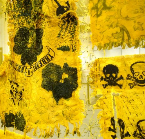 Emma Blackburn - Dead Fabrics Emma Blackburn - Warning Braids (detail)