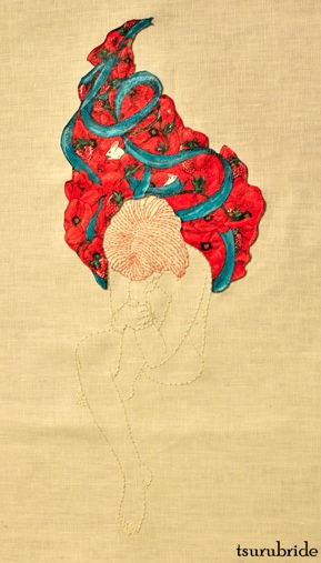 Meghan Willis | Hand Embroidery Lost in Thought, Meghan Willis.