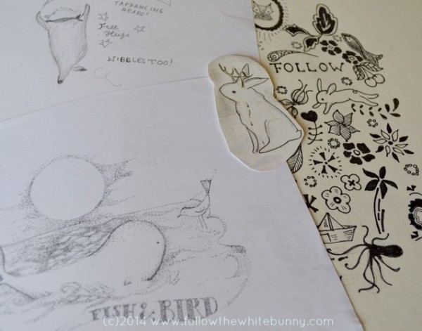 Nicole Vos Van Avezathe | Hand Embroidery Scenes from Nicole's sketchbook.